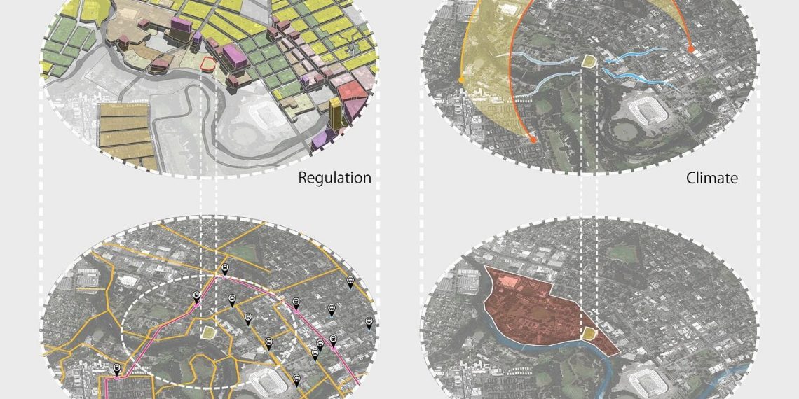 análisis de sitio en arquitectura, destacando aspectos como análisis físico, climático, cultural, urbano, sensorial, de circulación, legal e infraestructura, con un enfoque integral en la comprensión del contexto para un diseño arquitectónico funcional y sostenible