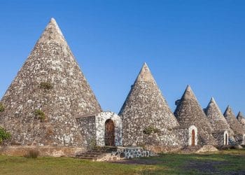 Silos en Acatlán , Hidalgo , México.