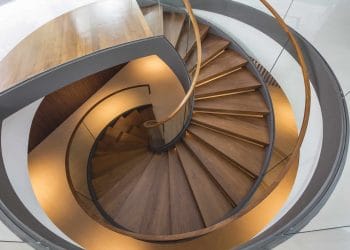 Escaleras de caracol de casas